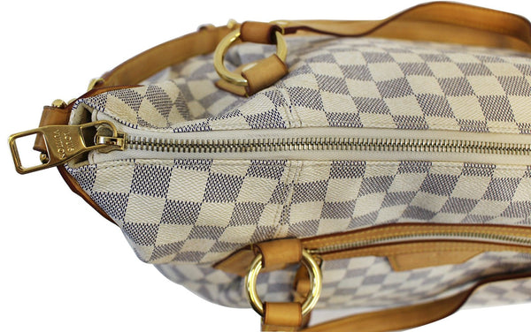 LOUIS VUITTON Evora GM Damier Azur  Tote Shoulder Bag E3223