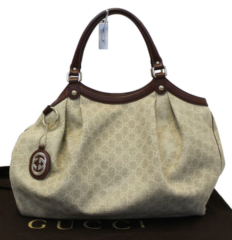 GUCCI Sukey GG Canvas Medium Tote Bag