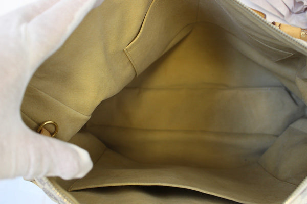 LOUIS VUITTON Evora GM Damier Azur  Tote Shoulder Bag E3223