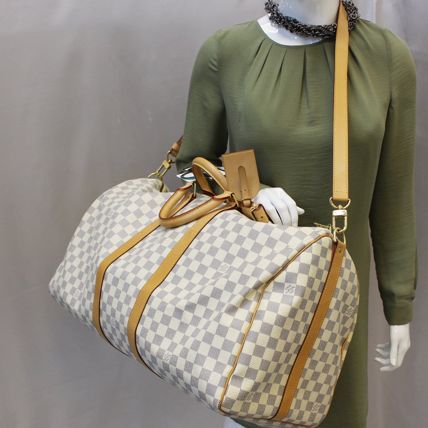 Louis Vuitton Keepall Bandouliere 55 Travel Bag