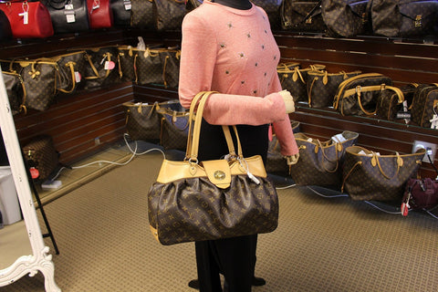 LOUIS VUITTON Monogram Boetie MM Shoulder Handbag