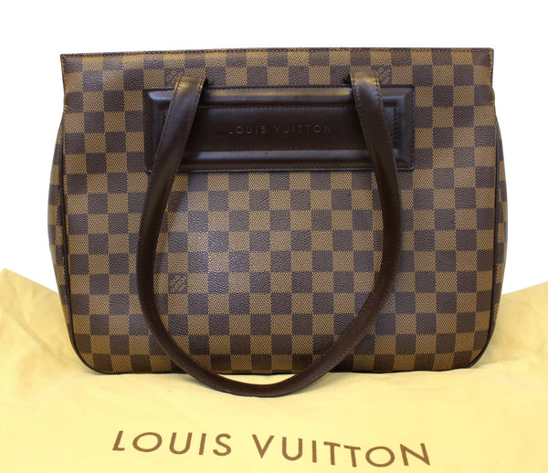 LOUIS VUITTON Damier Ebene Parioli PM Shoulder Tote Bag