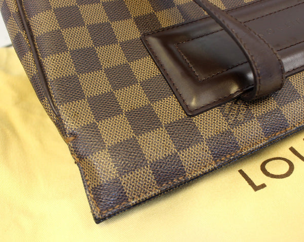 LOUIS VUITTON Damier Ebene Parioli PM Shoulder Tote Bag