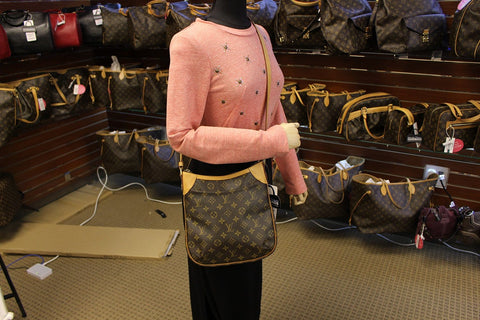 LOUIS VUITTON Monogram Odeon PM Shoulder Bag