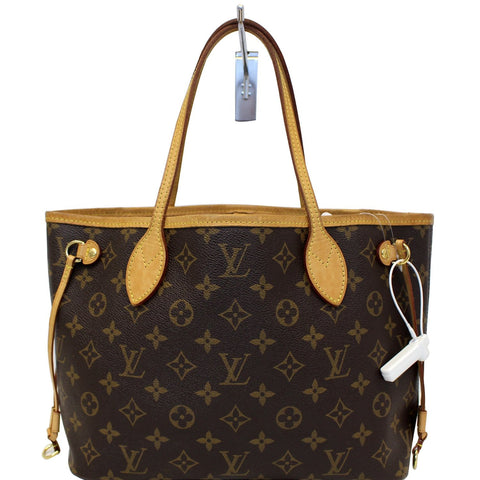 LOUIS VUITTON Monogram Canvas Neverfull PM Tote Shoulder Bag