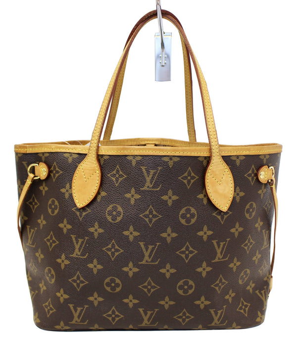 LOUIS VUITTON Monogram Canvas Neverfull PM Tote Shoulder Bag
