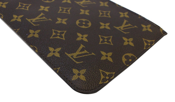LOUIS VUITTON Monogram Neverfull MM Pochette Wristlet Clutch