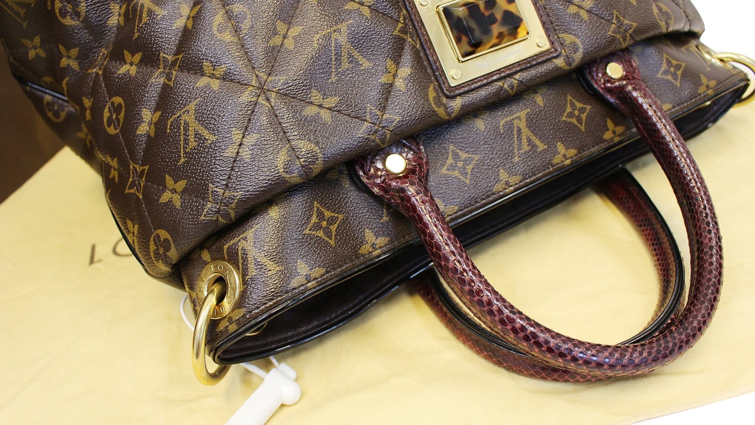 Etoile shopper python handbag Louis Vuitton Brown in Python - 24864686