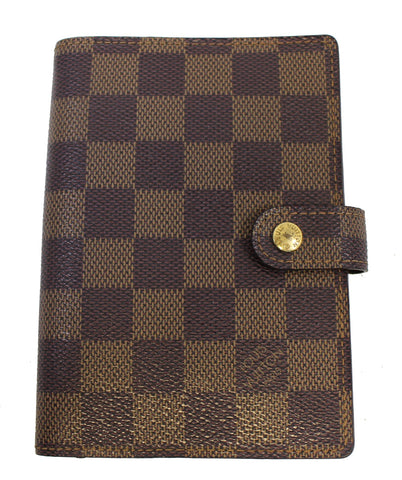 LOUIS VUITTON Damier Ebene Agenda PM Day Planner Cover
