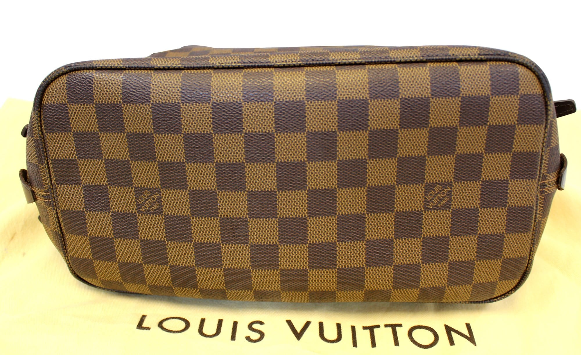 Louis Vuitton Brown Damier Ebene Cabas Rivington Cloth ref.623549