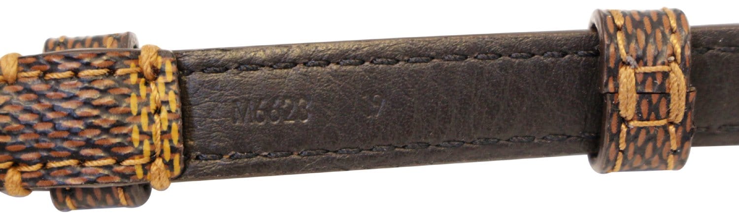Louis Vuitton Brown Embossed Boston Damier Men's Leather Infini Belt M9675  sz 40 ref.763165 - Joli Closet
