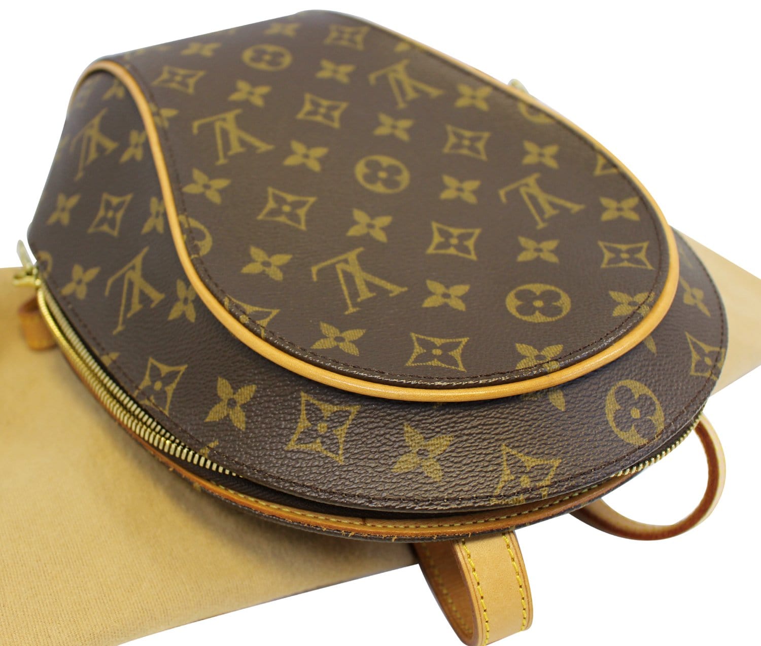Louis Vuitton label multi-bag purse, features two layered handbags (10x6  and 8x5) and an attached coin pouch. Larger bag of the two has a separate  label that reads, SP2175. Includes dust bag. 