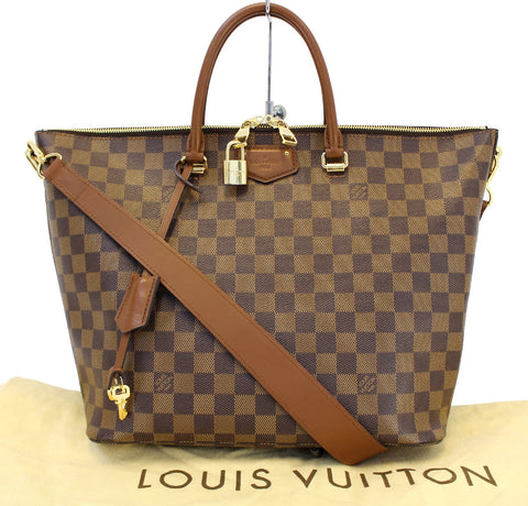 LOUIS VUITTON Belmont Damier Ebene Shoulder Handbag