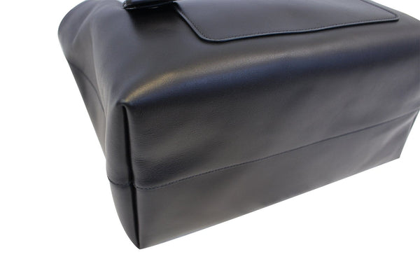 PRADA City Calf Leather Large Shopping Tote Shoulder Bag