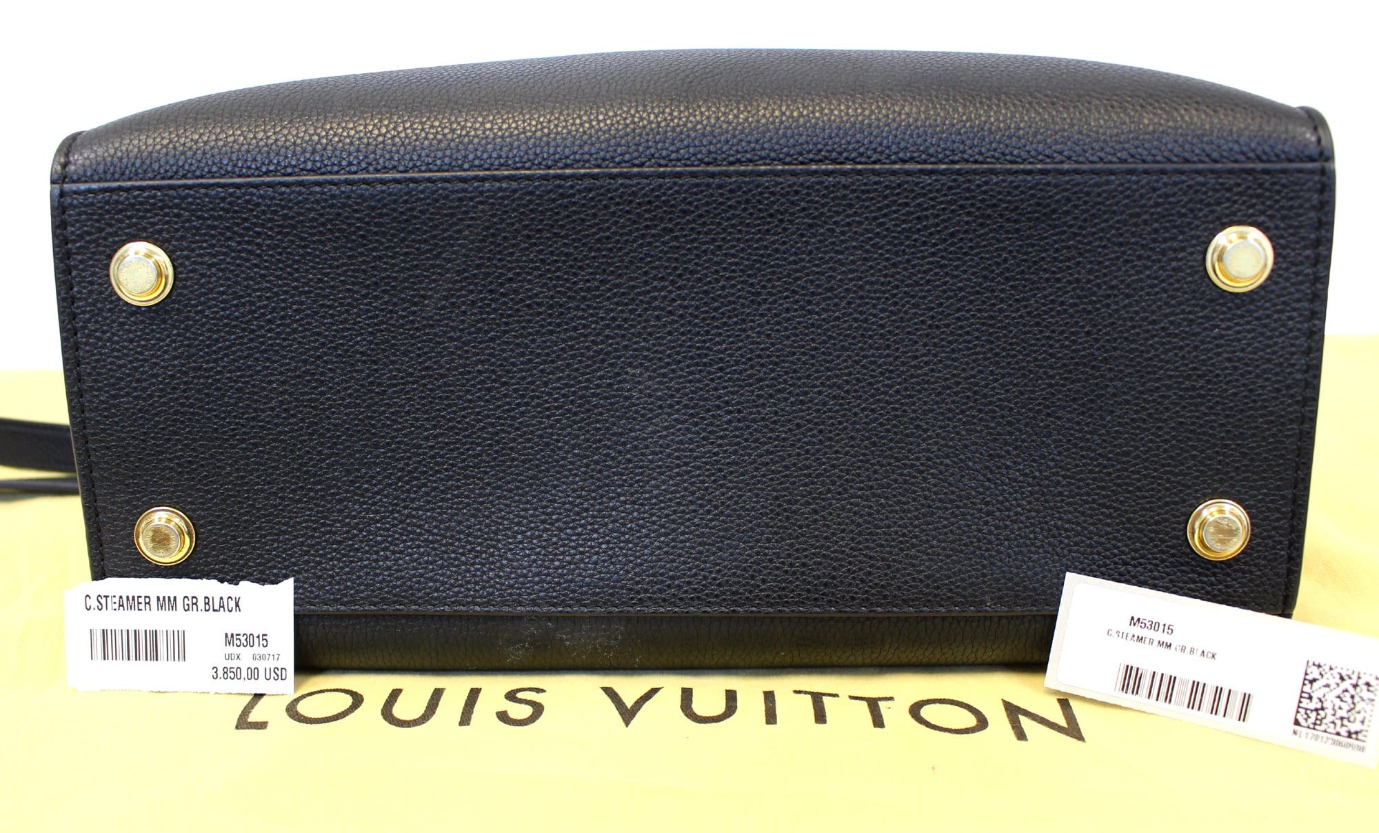 City Steamer Louis Vuitton nano micro steamer backpack Black