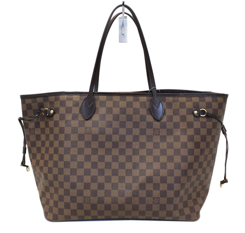 LOUIS VUITTON Pre Owned Tote Bag Damier Ebene Neverfull GM