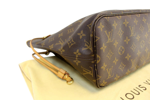 LOUIS VUITTON Pre Owned Monogram Neverfull MM Shoulder Bag Fuchsia