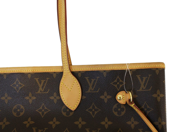 LOUIS VUITTON Pre Owned Monogram Neverfull MM Shoulder Bag Fuchsia