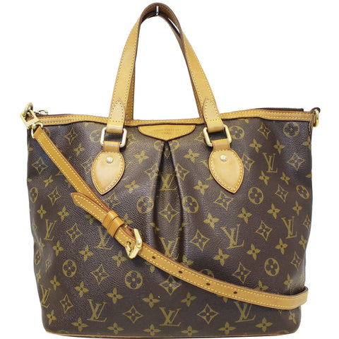 LOUIS VUITTON Monogram Canvas Palermo PM Brown Shoulder Bag