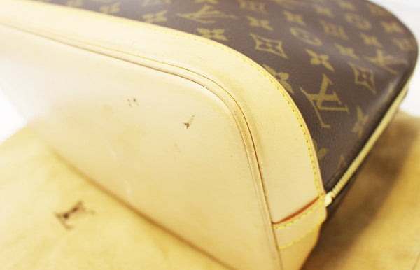 Louis Vuitton Monogram Handbag - Louis Vuitton Alma - cream bag