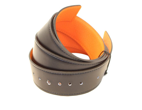 HERMES Replacement Black Belt Strap Size 95