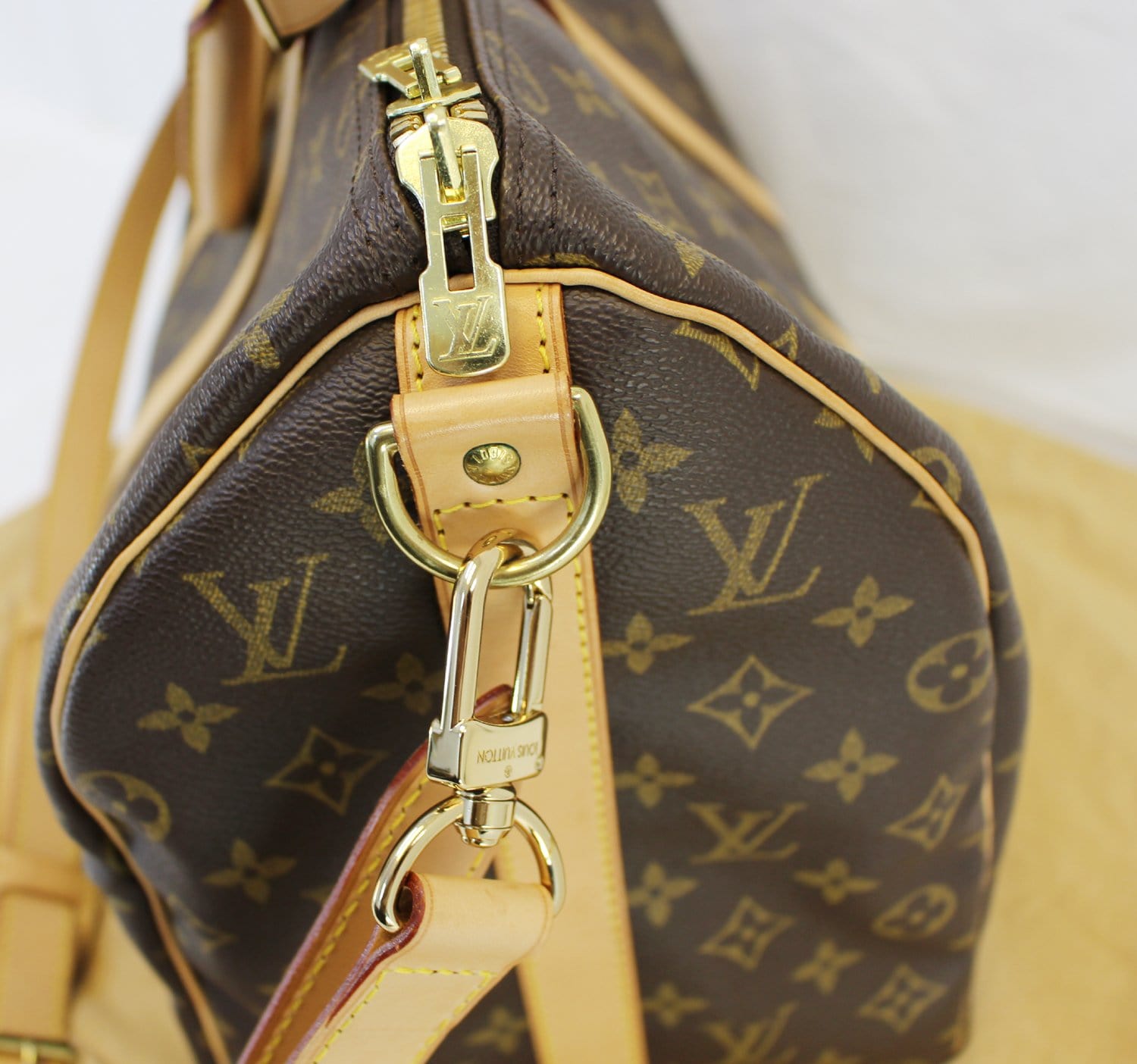 Louis Vuitton Keepall Bandouliere 45 Game On Monogram in Coated Canvas with  Gold-tone - US