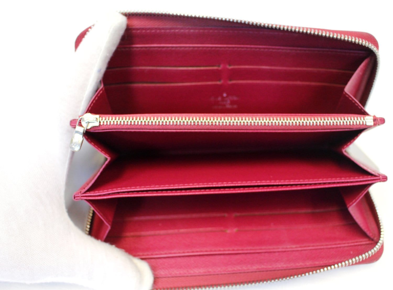 LOUIS VUITTON Epi Infinity Dot LVxYK Zippy Wallet Long Leather White Red  M81961 RFID | eLADY Globazone