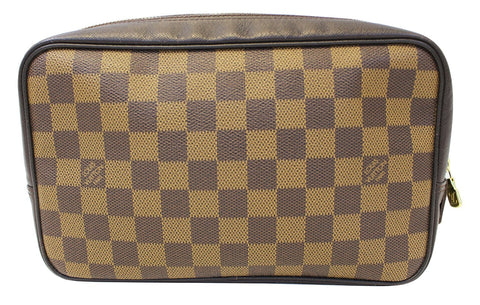 LOUIS VUITTON Damier Ebene Trousse Toilette 25 Cosmetic Pouch - Sale