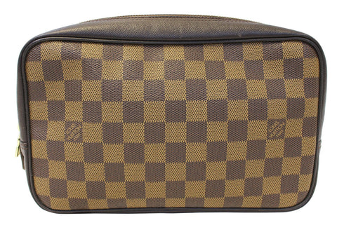 LOUIS VUITTON Damier Ebene Trousse Toilette 25 Cosmetic Pouch - Sale
