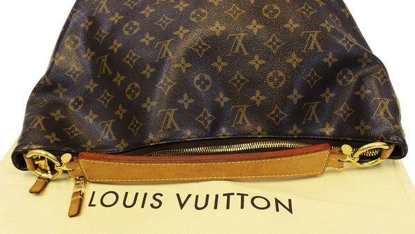 LOUIS VUITTON Monogram Canvas Sully MM Brown Shoulder Bag