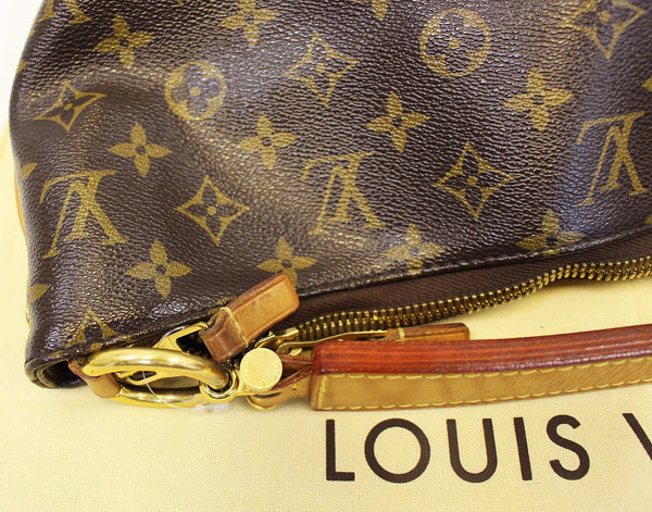 LOUIS VUITTON Monogram Canvas Sully MM Brown Shoulder Bag