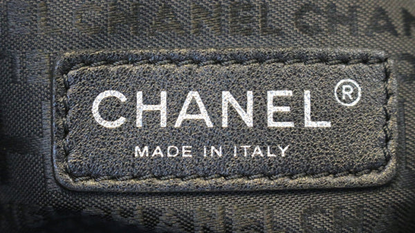 Chanel Shoulder Bag Black Lambskin Leather - CHANEL Bags - logo