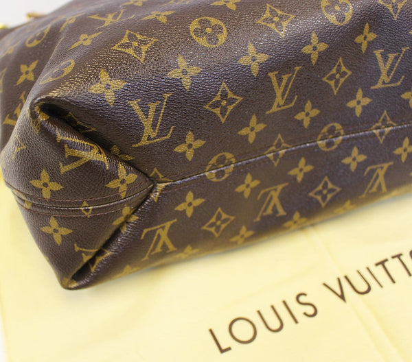 LOUIS VUITTON Monogram Canvas Sully MM Brown Shoulder Bag