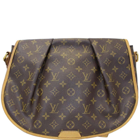 LOUIS VUITTON Monogram Canvas Menilmontant MM Crossbody Bag