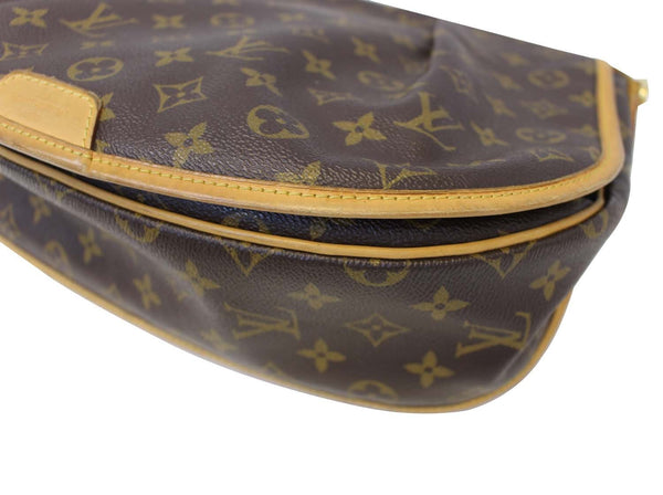 LOUIS VUITTON Monogram Canvas Menilmontant MM Crossbody Bag