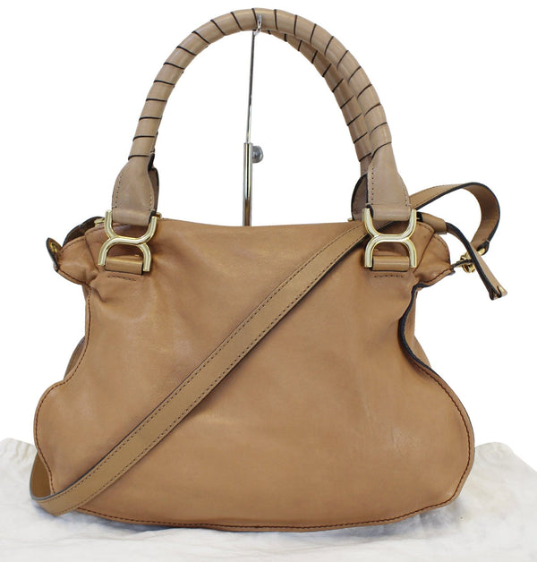 Chloe Marcie Bag Lock 2way Leather  - front view