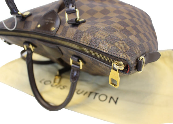 LOUIS VUITTON Damier Ebene Siena MM Shoulder Handbag