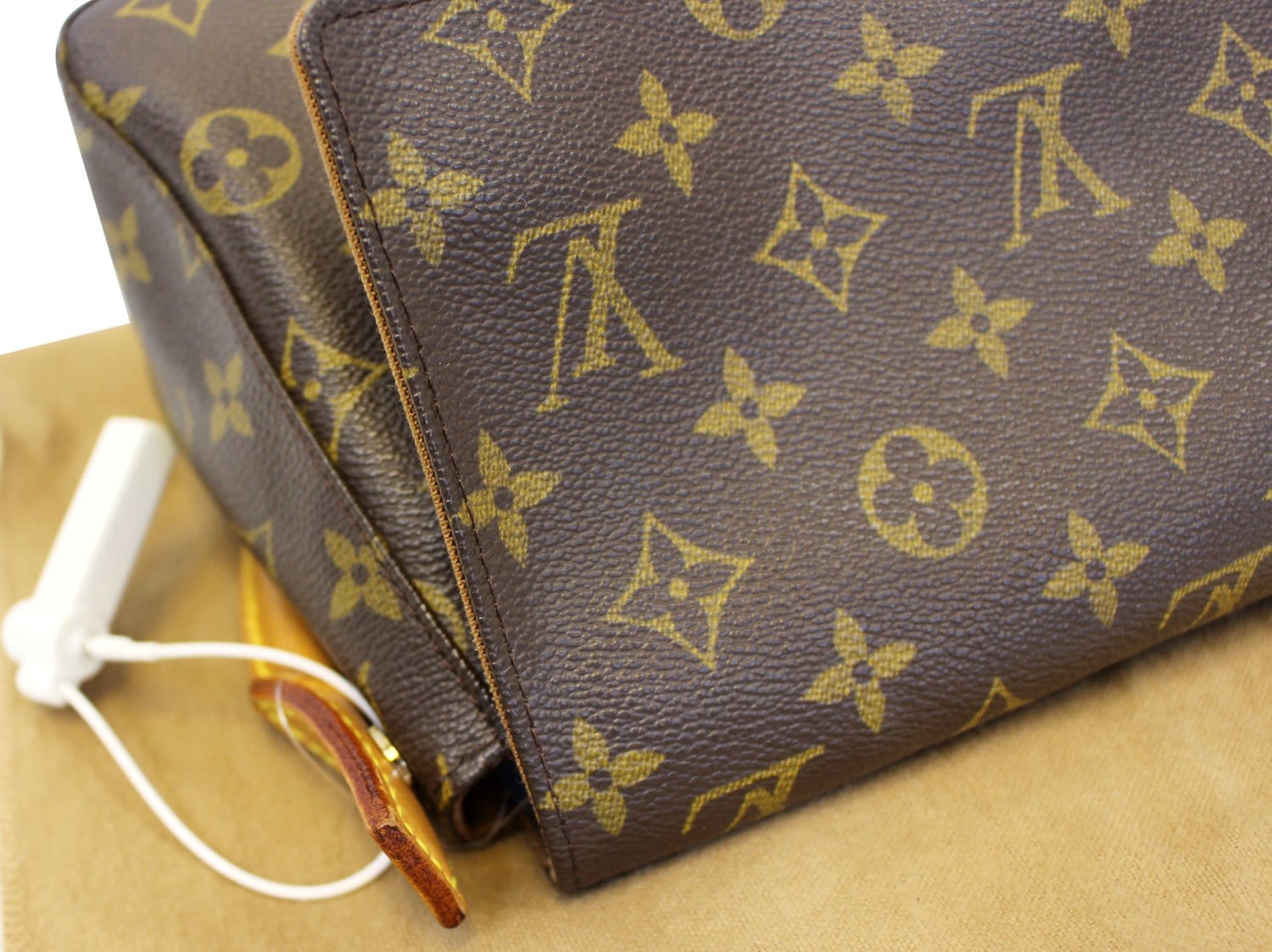 Louis Vuitton M51145 Monogram Canvas Looping Document Tote Shoulder Bag  (MI0080)
