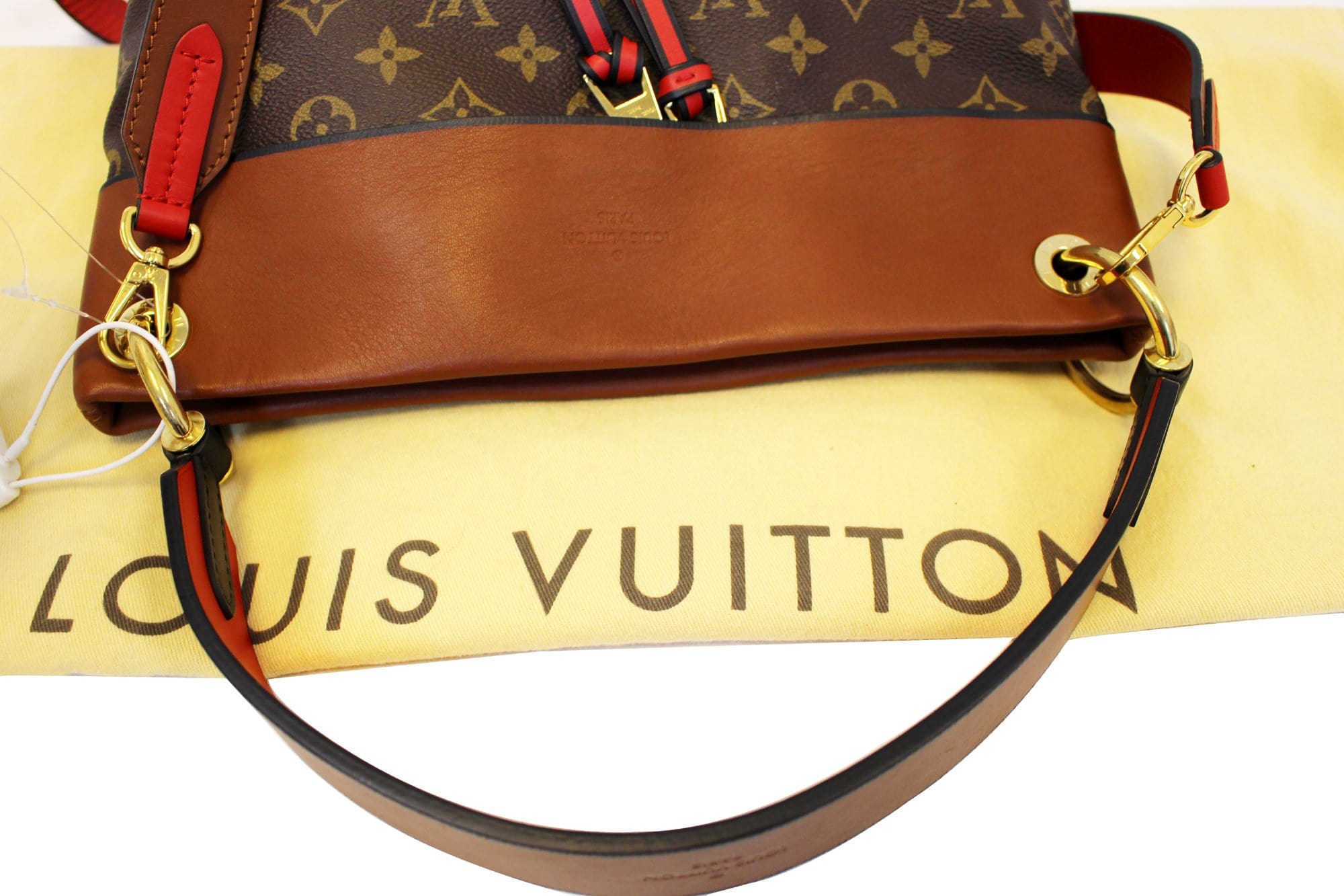 Louis Vuitton Caramel Monogram Canvas Tuileries Besace Bag - Yoogi's Closet