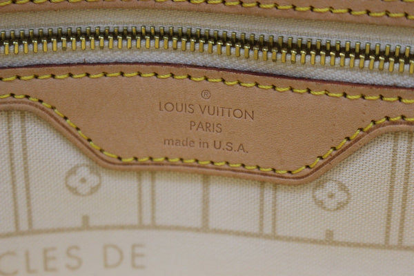 LOUIS VUITTON Damier Azur Neverfull GM Shoulder Bag