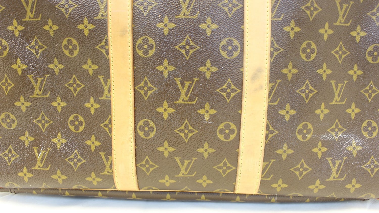Louis Vuitton Sirius 55 Boston Bag Travel Bag Brown Monogram