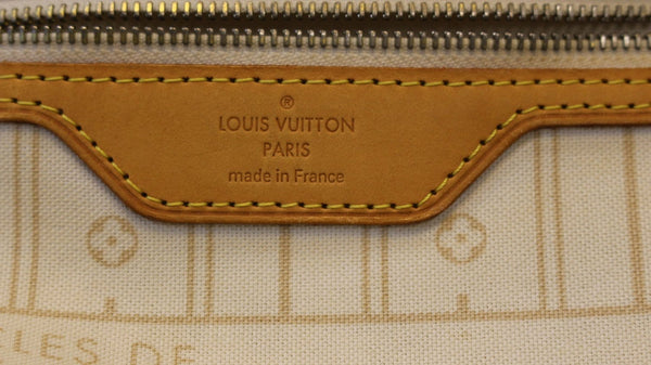 LOUIS VUITTON Neverfull GM Damier Azur Shoulder Bag
