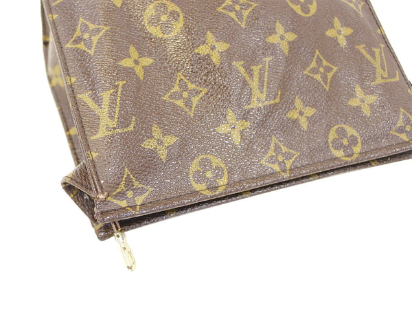 LOUIS VUITTON Monogram Canvas Toiletry Pouch 19 Cosmetics Pouch