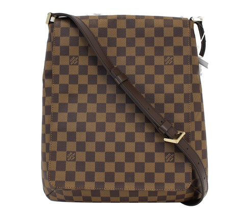 LOUIS VUITTON Damier Canvas Musette Bag w/ Long Strap