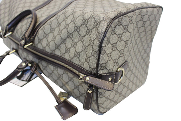 GUCCI GG Plus Large carry-on Duffle Shoulder Bag 206500