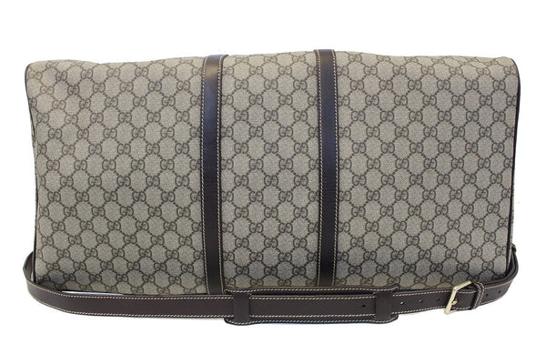 GUCCI GG Plus Large carry-on Duffle Shoulder Bag 206500