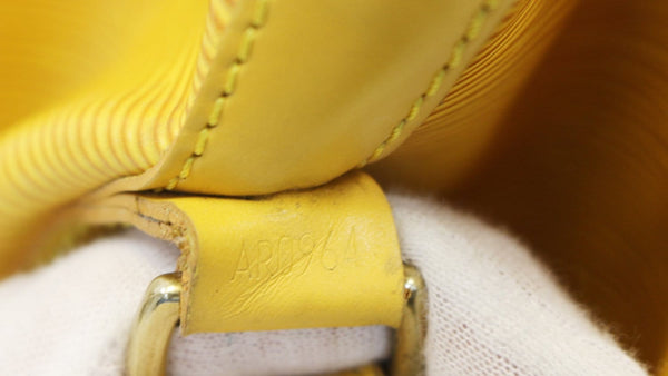 LOUIS VUITTON Yellow Epi Leather Large Noe Shoulder Bag