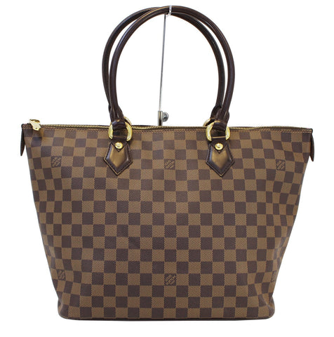 LOUIS VUITTON Damier Ebene Saleya MM Handbag