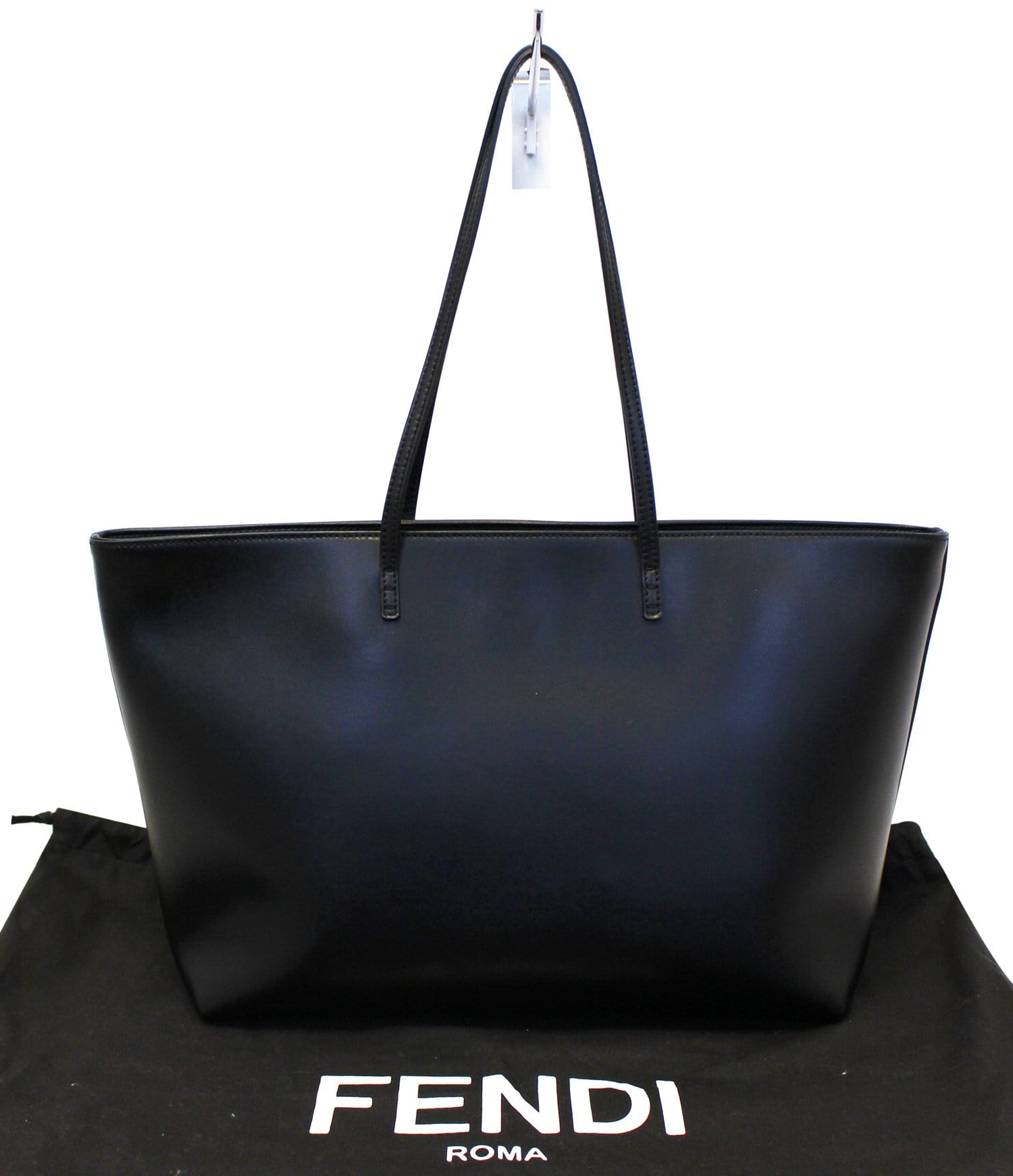 FENDI Monster Roll Leather Medium Tote Bag
