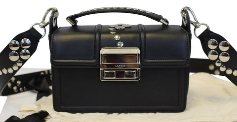 LANVIN Jiji Mini Studded Black Crossbody Bag - Last Call